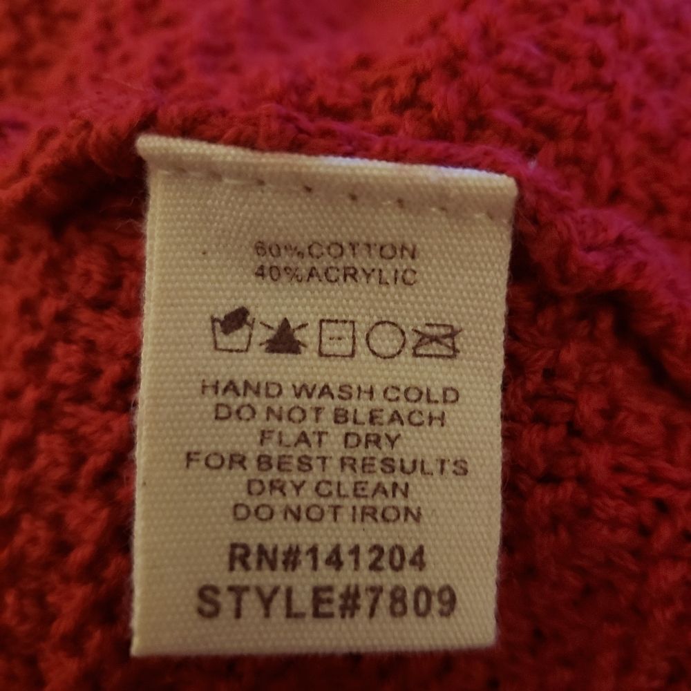 Hem & Thread Ruffle Sweater Tank Size Large - Picture 5 of 5